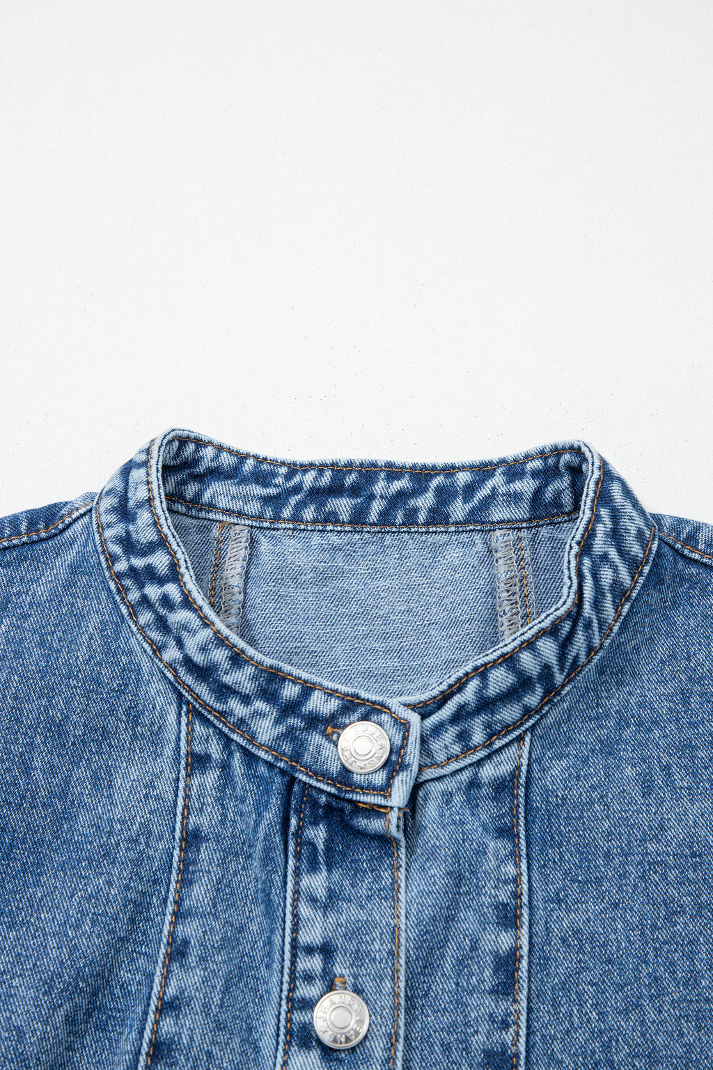 Western Belt Sleeveless Denim Dress