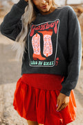 Cowboy Queen Card Graphic Sweatshirt