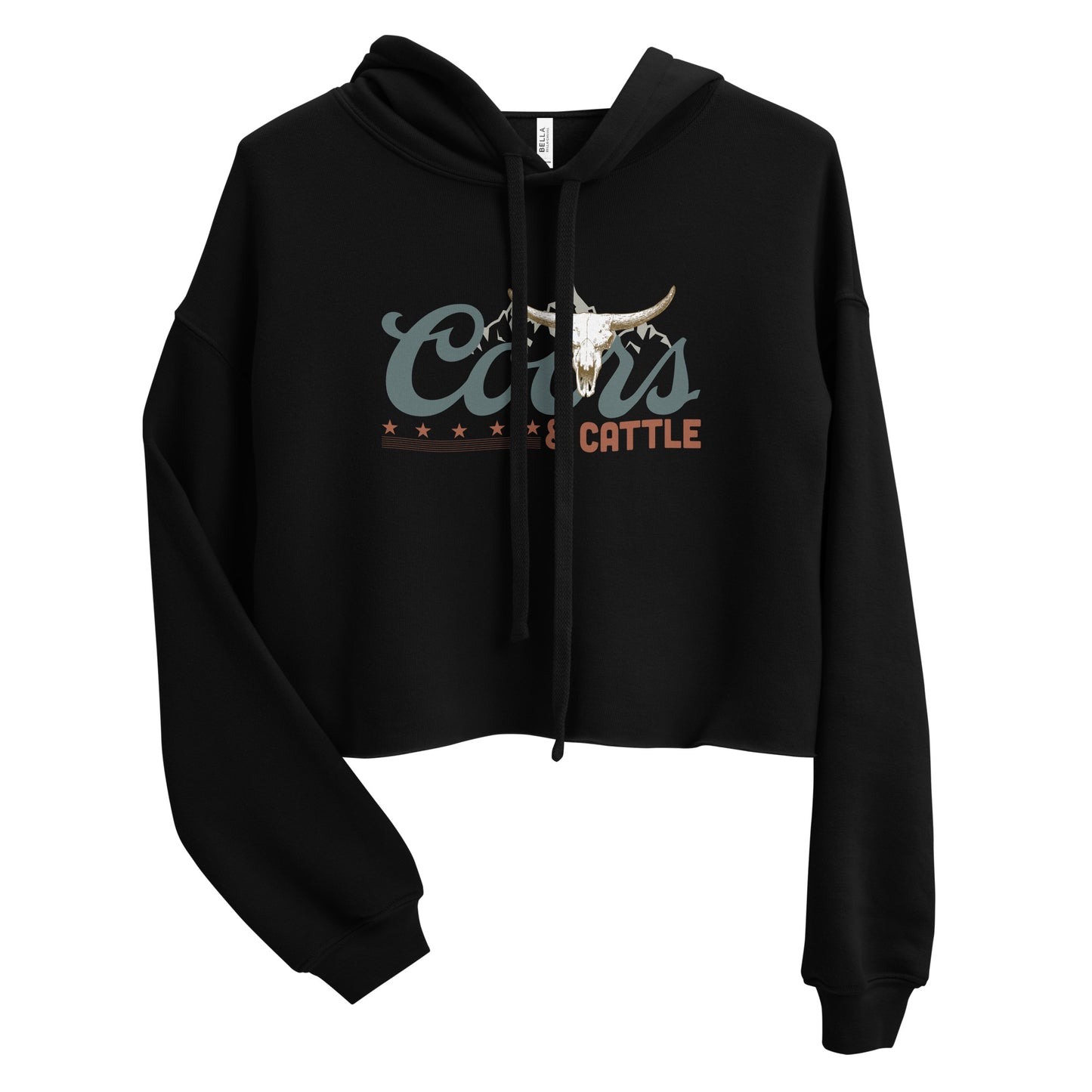 Coors & Cattle Crop Hoodie