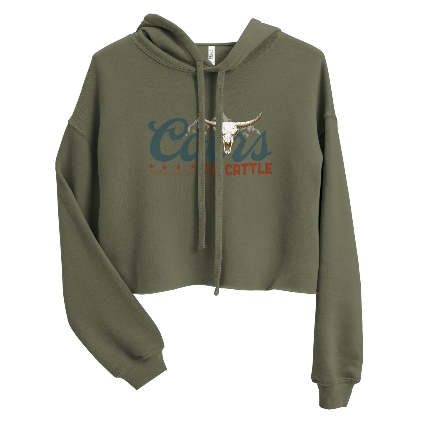 Coors & Cattle Crop Hoodie